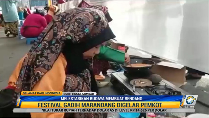 Lestarikan Budaya Buat Rendang Lewat Festival Gadih Minang Marandang