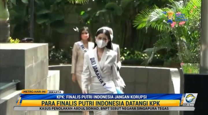 KPK Beri Pembekalan Antikorupsi untuk Finalis Putri Indonesia 2022