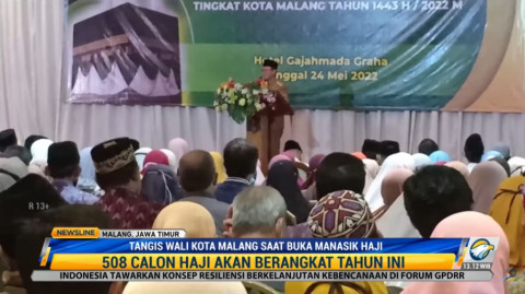 Wali Kota Malang Menangis Saat Buka Manasik Haji