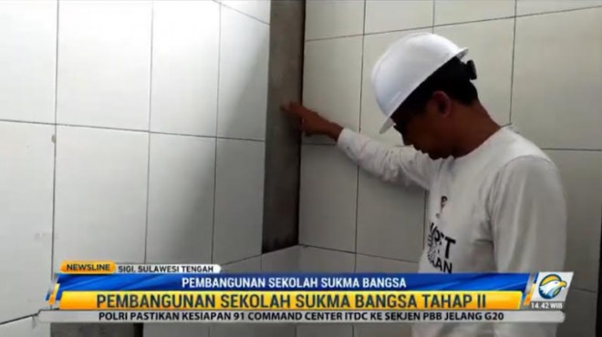 Pembangunan gedung SSB Sigi sudah rampung 70 persen dan ditargetkan selesai sebelum tahun ajaran baru dimulai. Metro TV