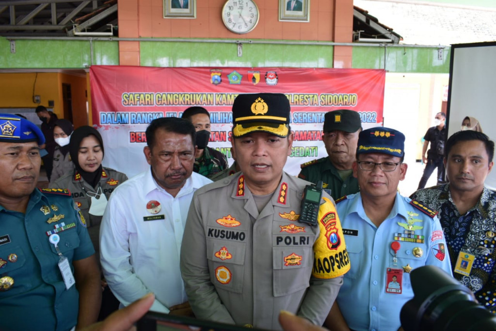 Ribuan Personel Tni Polri Amankan Pilkades Serentak Di Sidoarjo