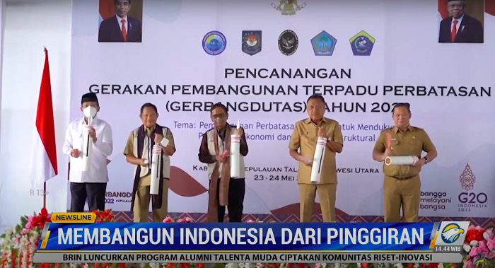 Kunjungi Pulau Miangas, Menkopolhukam: Kita Bangun Indonesia dari Pinggiran