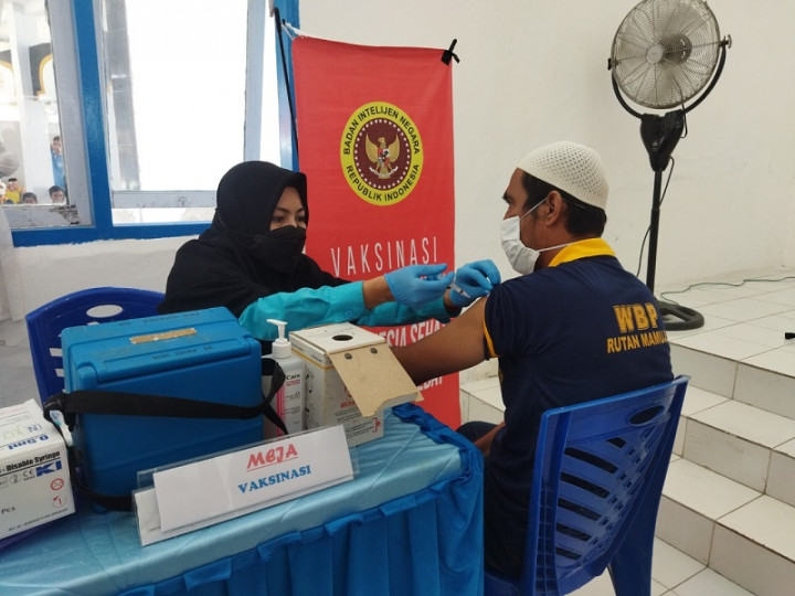 Pemerataan, BIN Vaksinasi Warga Binaan di Rutan Mamuju
