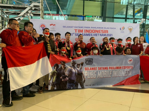 Sabet Medali Emas, Tim PUBG Mobile Indonesia Tiba di Tanah Air