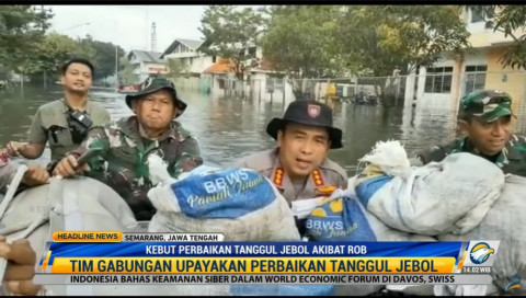 Populer Daerah: Perbaikan Tanggul di Pelabuhan Tanjung Emas Hingga Jokowi Lepas Masker