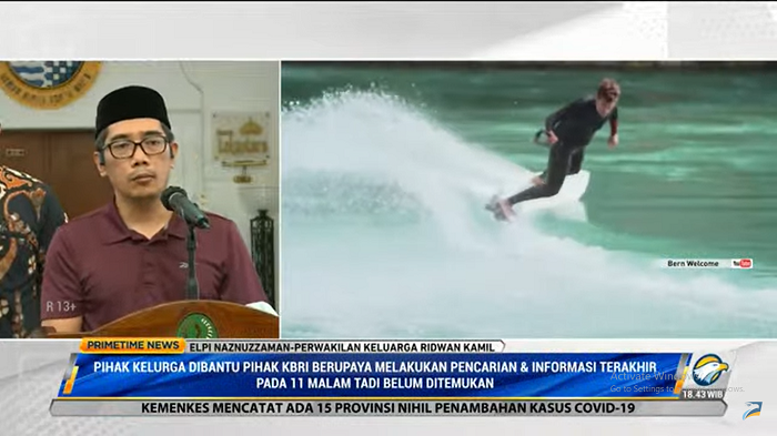 Keluarga Berikan Kabar Terbaru Kondisi Eril Putra Ridwan Kamil