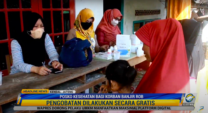 Posko Kesehatan Bagi Korban Banjir Rob