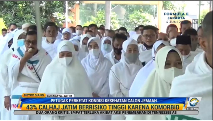 43% Calon Haji Asal Jatim Rawan Terserang Penyakit