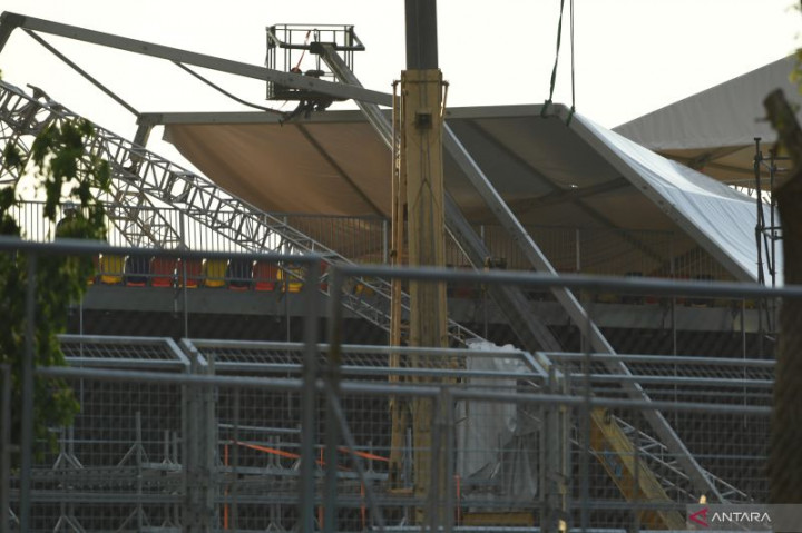 Warga DKI Diminta Tidak Khawatir Soal Atap Tribun Formula E Jakarta