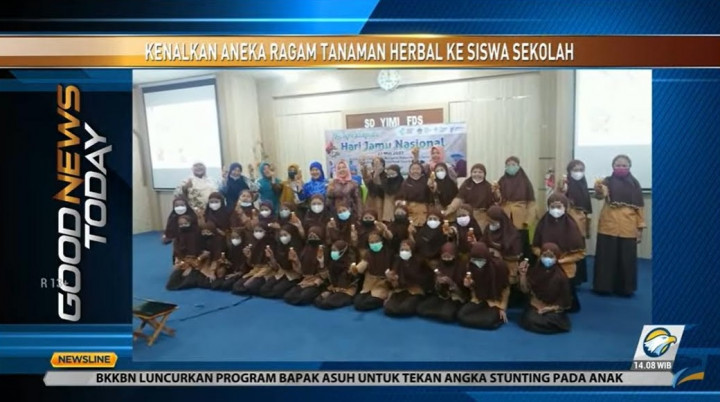 Siswa Diajarkan Beragam Tanaman Herbal Saat Hari Jamu Nasional