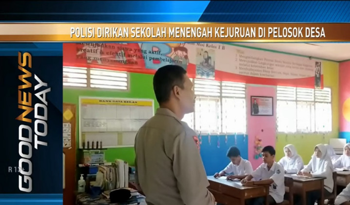 Inspiratif! Polisi Ini Inisiasi Pendirian SMK Demi Anak Putus Sekolah