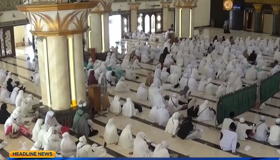 Kementerian Agama (Kemenag) Kabupaten Bekasi memberi pembekalan kepada ribuan jemaah calon haji pada Senin siang, 30 Mei 2022. Metro TV