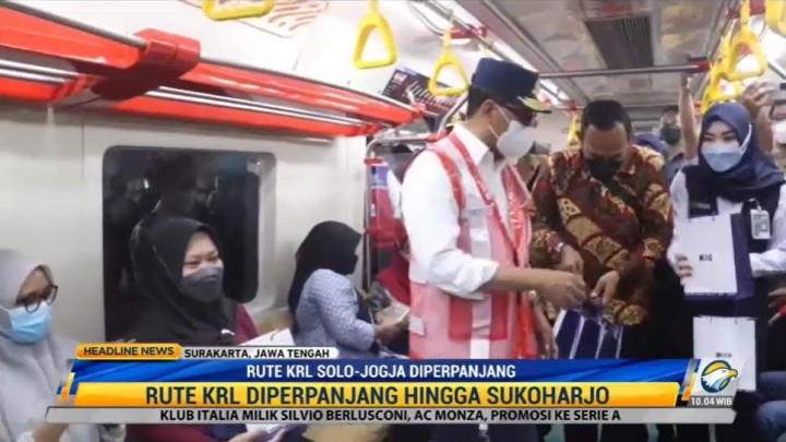 Rute KRL Solo-Jogja Diperpanjang