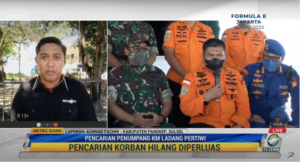Tangkapan layar Metro TV