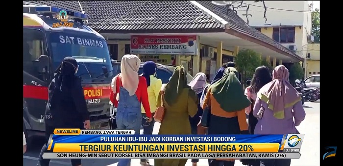 Puluhan Emak-emak Jadi Korban Investasi Bodong Berkedok Arisan Online