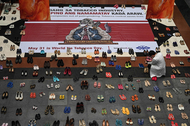 Potret Peringatan Hari Tanpa Tembakau Sedunia di Filipina