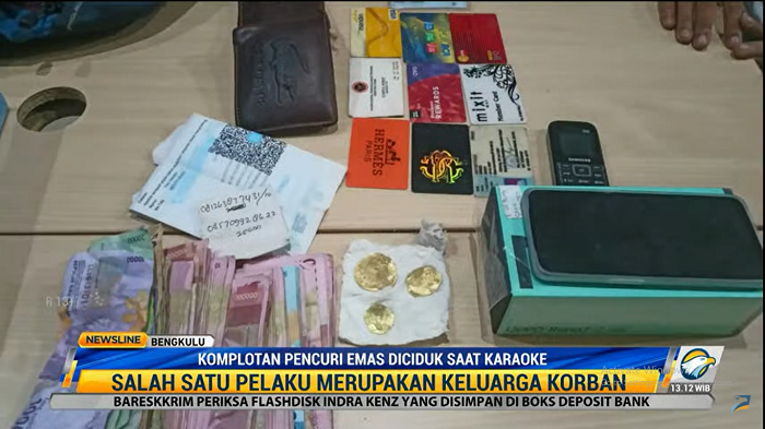 Polres Bengkulu Berhasil Tangkap Komplotan Pencuri Emas