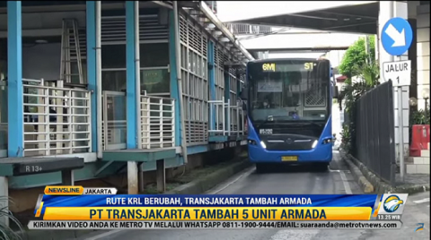 Rute KRL Berubah, Transjakarta Tambah 5 Unit Bus