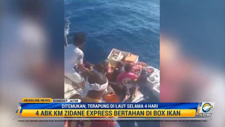 4 ABK dan Penumpang Kapal Zidane Express Ditemukan