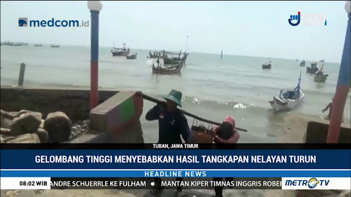 Pasca-Banjir Rob, Nelayan di Tuban Kembali Melaut