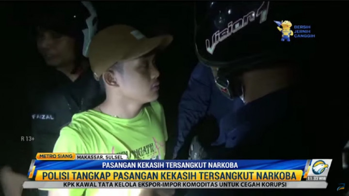 Pasangan Kekasih Pembawa Sabu Ditangkap