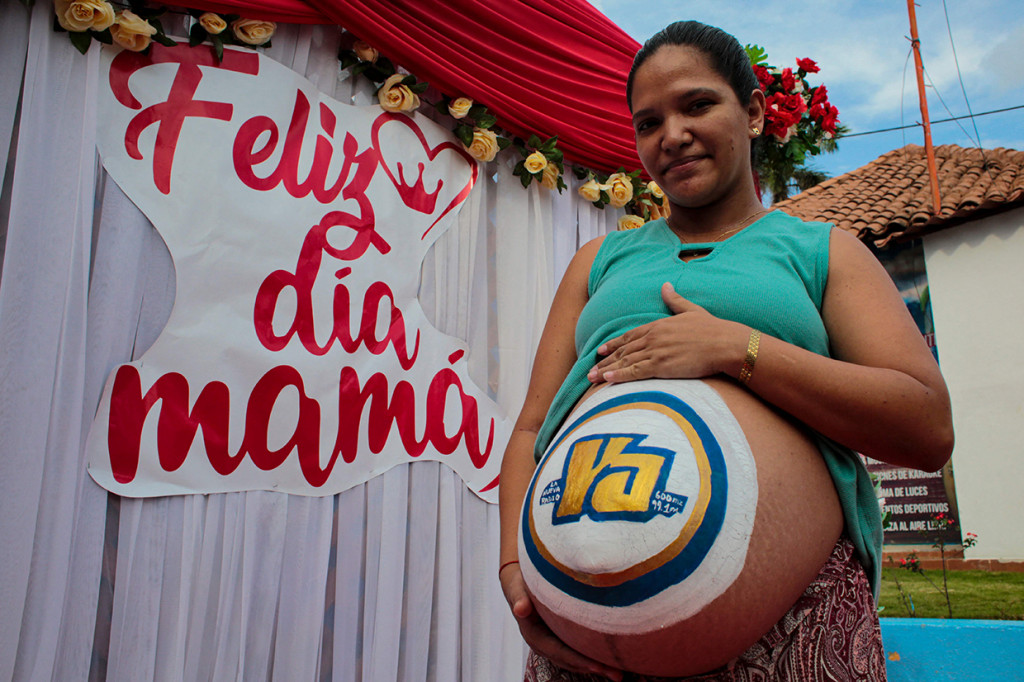 Unik, Ada Kontes Perut Ibu Hamil Terbesar di Nicaragua