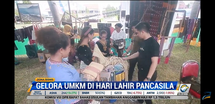 Ratusan Pelaku UMKM di Ende Ramaikan Hari Pancasila