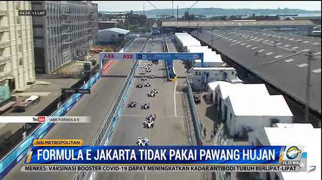 Penyelenggara Formula E Tak Ingin Gunakan Pawang Hujan