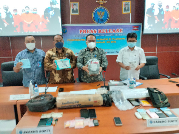 Januari-Mei 2022, 2 Kg Sabu dan 1 Kg Ganja Disita BNNP DKI