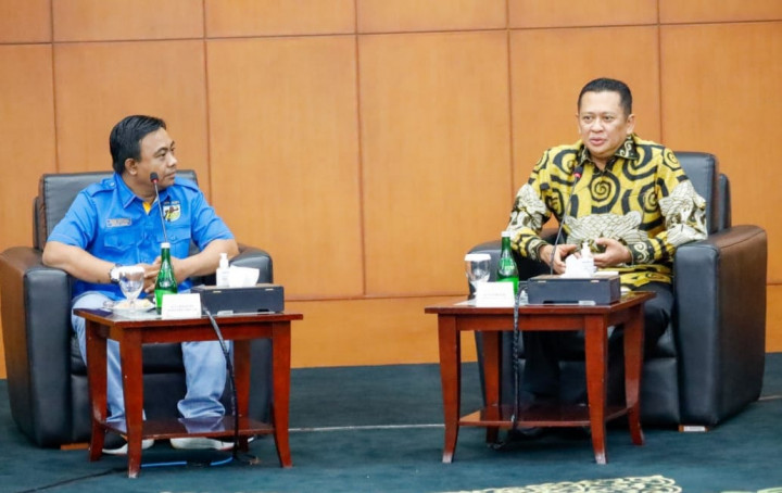 Bamsoet dan KNPI Bahas Pokok Haluan Negara