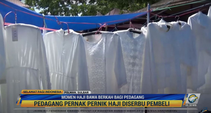 Gurih! Omzet Pedagang Musiman Perlengkapan Haji Naik 3 Kali Lipat