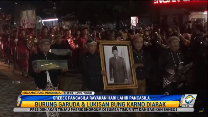 Grebek Pancasila, Cara Blitar Peringati Hari Lahir Pancasila