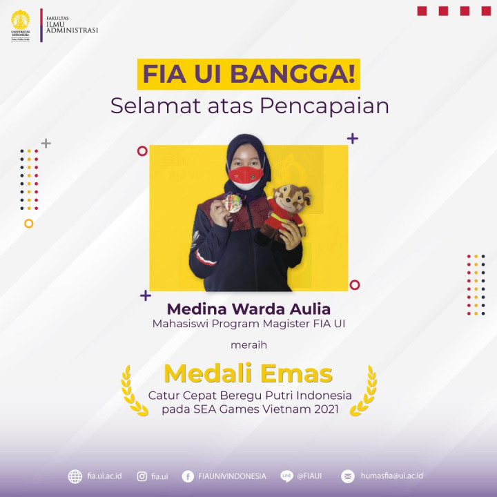 Mahasiswa UI Sumbang Medali Emas Cabor Catur di Sea Games 2021