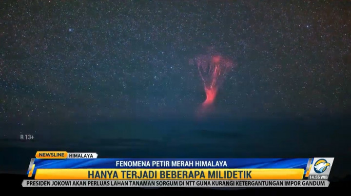 Meski Mirip Aurora, Ini Penjelasan Ilmiah Petir Merah di Tibet
