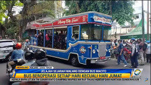 Malang City Bus Kembali Beroperasi, Warga Antusias