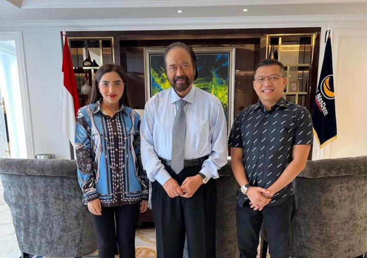 Bertemu Surya Paloh, Anang dan Ashanty Dapat Banyak Ilmu