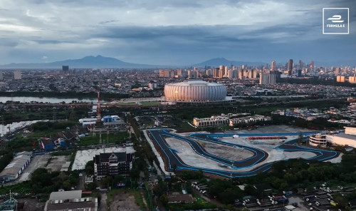 Lanskap Jakarta International E-Pric Circuit (Foto: FIA Formula E)