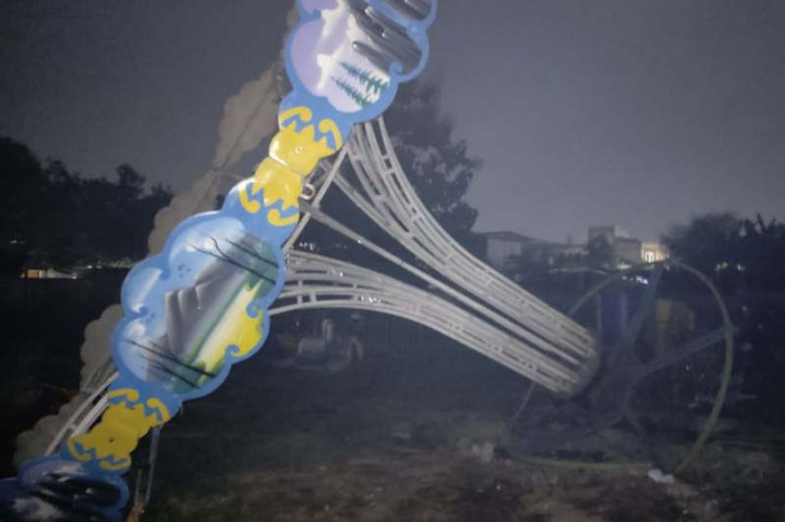 Polisi Selidiki Ambruknya Wahana Permainan Pasar Malam di Semarang