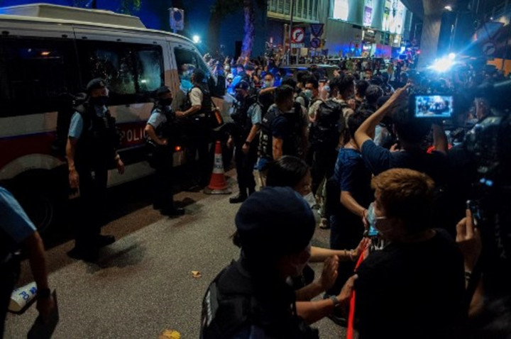 Polisi Hong Kong Tangkap Sejumlah Orang di Peringatan Tragedi Tiananmen