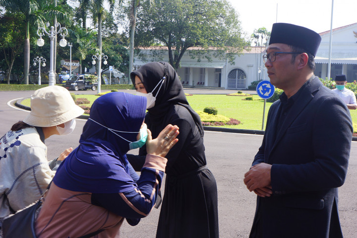 Ridwan Kamil Temui Petakziah di Gedung Pakuan