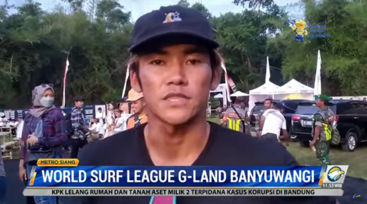 Rio Waida Tersisih di Babak 16 Besar WSL Banyuwangi