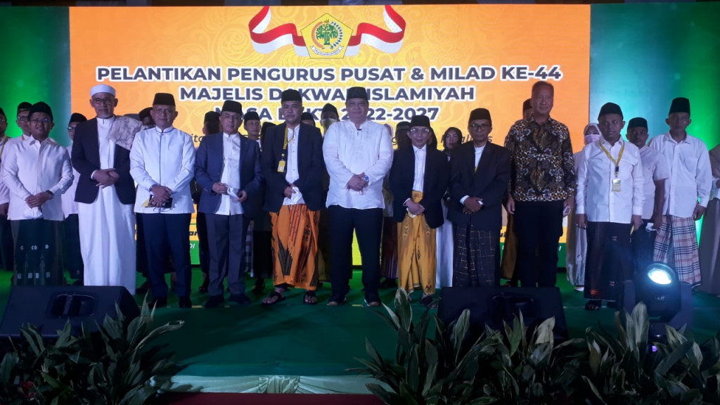 Pelantikan Pengurus dan Milad ke-44 Majelis Dakwah Islamiyah/Medcom.id/Anggi