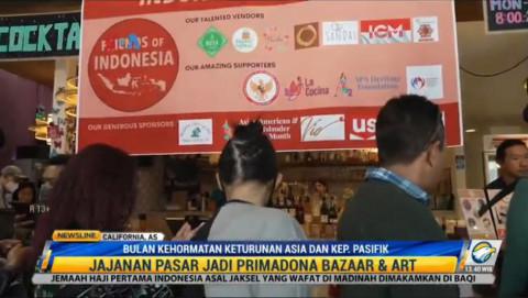 Diaspora Gelar Bazar Bernuansa Indonesia di California