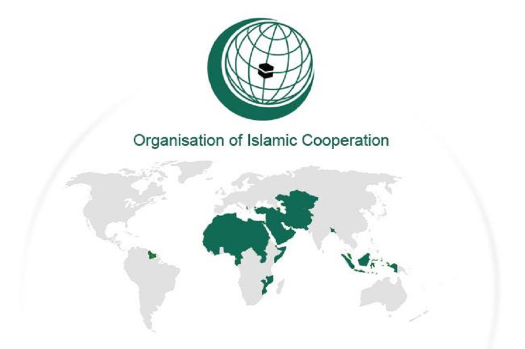 Logo Organisasi Kerja Sama Islam atau OKI. (oic-oci)
