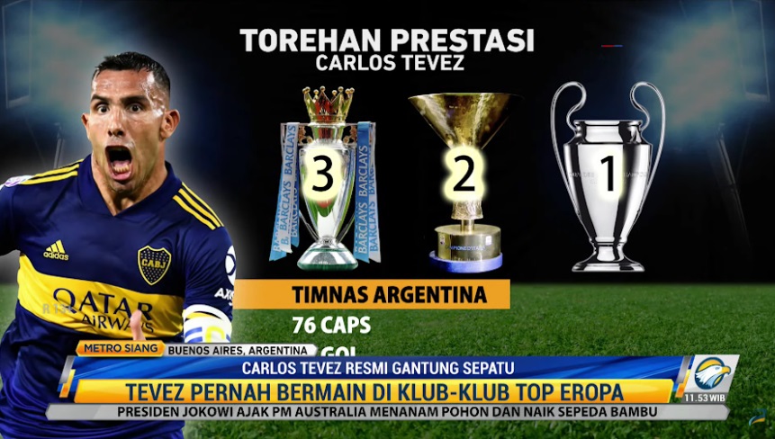 ?Tevez sempat mendapatkan banyak tawaran untuk kembali merumput kembali termasuk dari klub Amerika Serikat. Metro TV