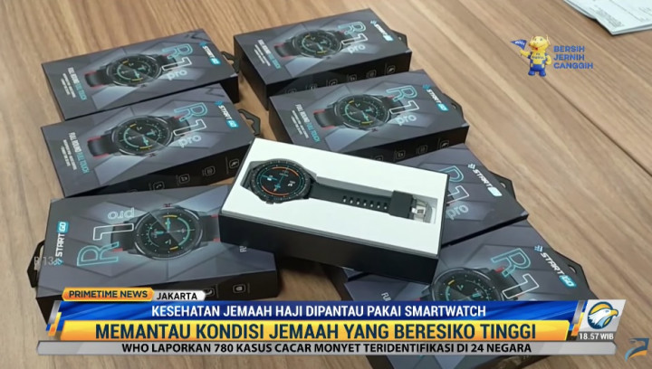 Kesehatan Jemaah Haji Dipantau via <i>Smartwatch</i>