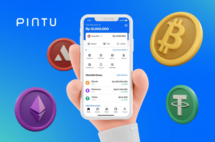 Platform Investasi Kripto Pintu Raih Pendanaan Seri B Senilai Rp1,6 Triliun