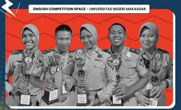 PIP Makassar Sabet 4 Juara pada English Competition Space