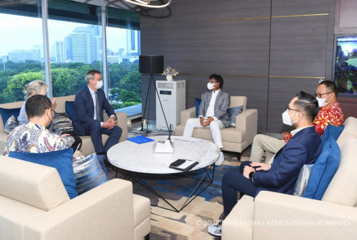 Kominfo dan Uni Eropa Bahas Peluang Investasi Sektor Digital