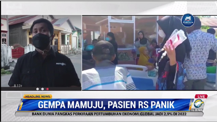 Takut Gempa Susulan, Pasien RSUD Mamuju Dirawat di Luar Gedung